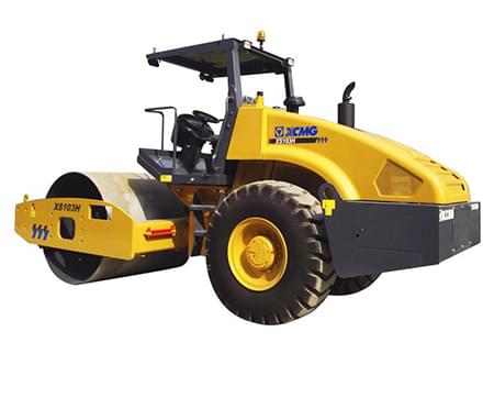 XCMG 10 ton vibratory road roller XS103H earth compactor machine road roller