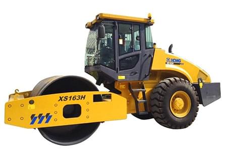 XCMG 16ton full hydraulic single drive vibratory road roller compactor XS163H