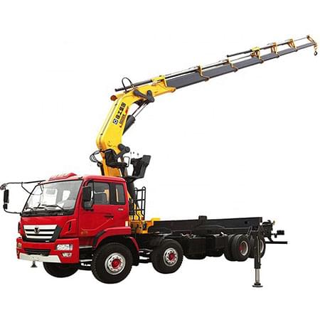 XCMG  12ton truck mounted crane with foldable arm SQ12ZK3Q lorry mounted crane